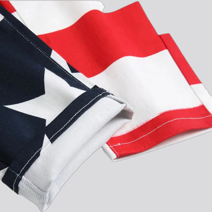 Fashionable stretchable banded jeans for men